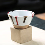 Retro Tea Cup Japanese Coarse Pottery - Grand Goldman