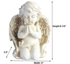 Retro old style girl sculpture small plaster statue - Grand Goldman