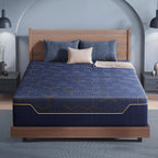 Rolanstar Full Size Mattress 10 inch, Memory Foam Mattress for Pressure Relief, Cooling Gel Mattress in a Box, Bamboo-Charcoal Foam Mattress, Firm, Fiberglass Free, CertiPUR-US Certified - Grand Goldman