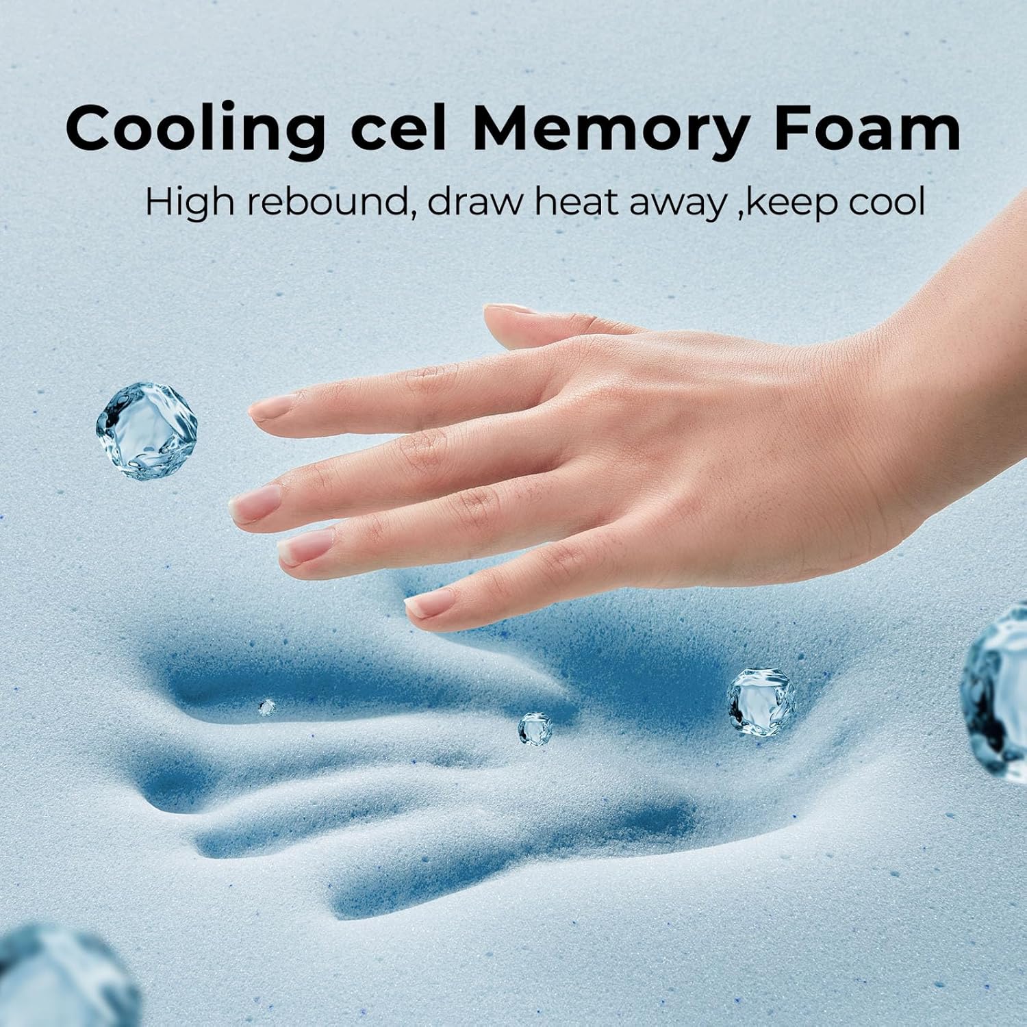 Rolanstar Full Size Mattress 10 inch, Memory Foam Mattress for Pressure Relief, Cooling Gel Mattress in a Box, Bamboo-Charcoal Foam Mattress, Firm, Fiberglass Free, CertiPUR-US Certified - Grand Goldman