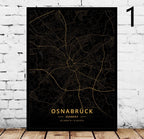 Rostock's City Poster Home Canvas Decorative Painting - Grand Goldman