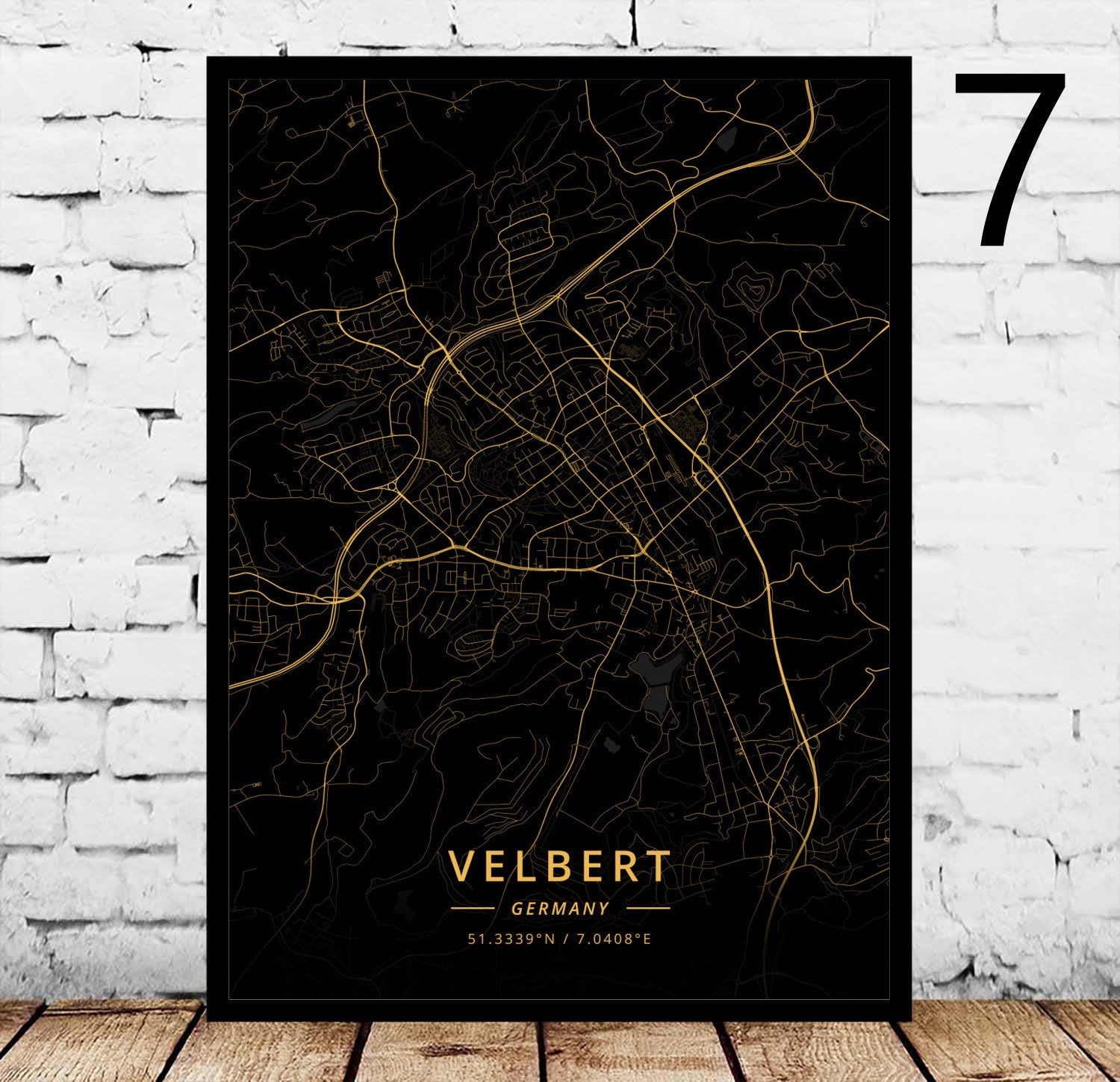 Rostock's City Poster Home Canvas Decorative Painting - Grand Goldman