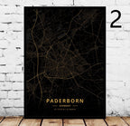 Rostock's City Poster Home Canvas Decorative Painting - Grand Goldman