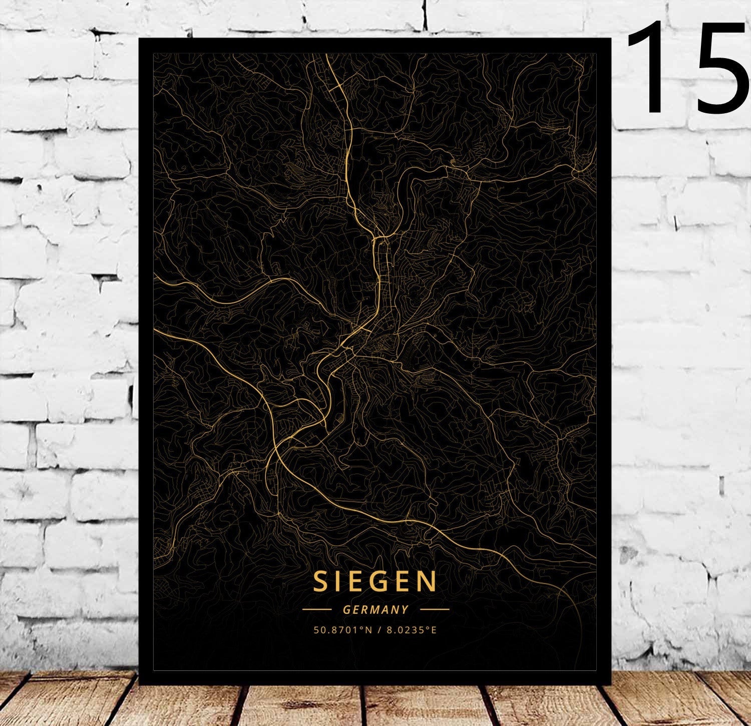 Rostock's City Poster Home Canvas Decorative Painting - Grand Goldman