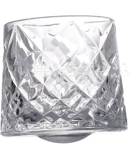 Rotating Whisky Glass, Whiskey Scotch Bourbon Crystal - Grand Goldman
