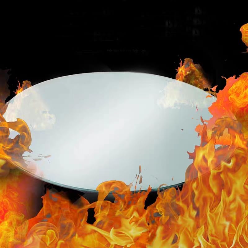 Round Glass Table Top,3/8" Inch Thick Tempered Pencil Edge Polish Glass Table Top 40" Inch Suitable for Dining Table, Coffee Table, Office Table, Side Table - Grand Goldman