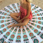 Round carpet scarf mandala tapestry - Grand Goldman
