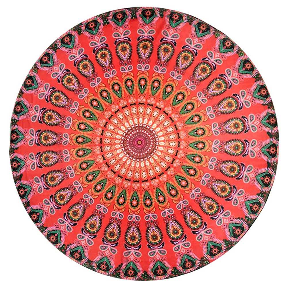 Round carpet scarf mandala tapestry - Grand Goldman