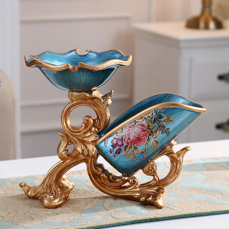 Royal Victorian Classical Wine Bottle Rack in Floral Composite - Grand Goldman