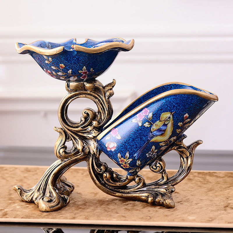 Royal Victorian Classical Wine Bottle Rack in Floral Composite - Grand Goldman