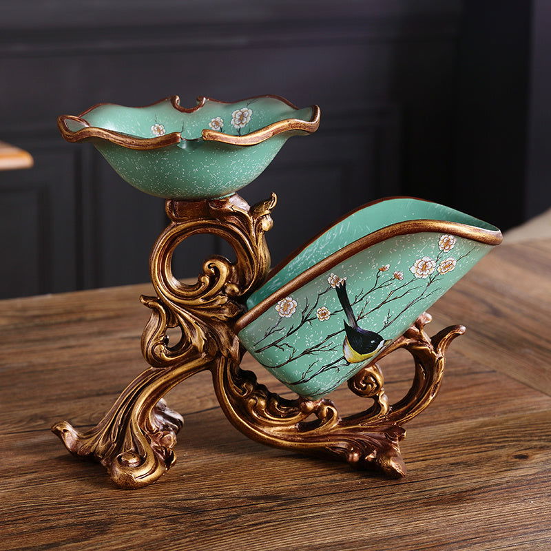 Royal Victorian Classical Wine Bottle Rack in Floral Composite - Grand Goldman