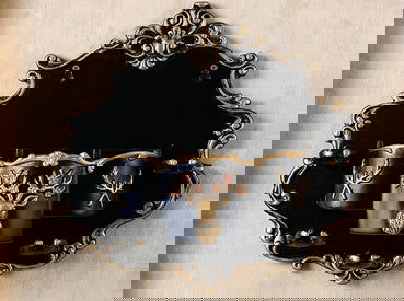 Royal Victorian Classical Wine Bottle Rack in Floral Composite - Grand Goldman