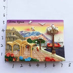 Russian Moscow 3D Fridge Magnet Decoration Red Square Turtle Rudder doll Tourist Souvenirs Magnetic Stickers Gift - Grand Goldman