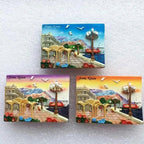 Russian Moscow 3D Fridge Magnet Decoration Red Square Turtle Rudder doll Tourist Souvenirs Magnetic Stickers Gift - Grand Goldman