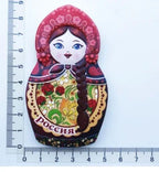 Russian Moscow 3D Fridge Magnet Decoration Red Square Turtle Rudder doll Tourist Souvenirs Magnetic Stickers Gift - Grand Goldman