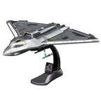 J-36 Carrier Based Fighter Jet Assemblage Building Blocks MOC Military Series Aircraft Plane Model Bricks Boys Toys Gifts