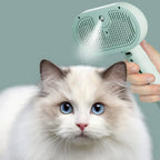 POPPER'S Pet Steam Spray Grooming Comb for Cats and Dogs – Hair Remover & Dematting Brush