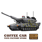 T-14 Main Battle Tank Building Blocks Children Toys WW2 Armored Cars MOC Bricks KF51 Military Panzer Model Adult Kids Gifts NEW