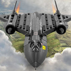 2025 new large F-15 J-20 military combat armed aircraft reconnaissance aircraft building blocks assembled toy boy birthday gift