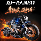 IN STOCK MOC Technical 1:5 Motorcycle Nine Building Blocks Assembling Locomotive Bricks Model Toys for Boys Birthday Gift Set