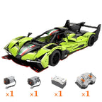 1:10 Phantom Wing City Racing Car Hypercar Building Blocks Sportscar Toy for Kids Racing Vehicle Bricks Gifts for Children gifts
