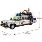 2025new Ghostbuster Ecto-1 Building Blocks Car Model Moc 10274 Display Bricks for Kids Adults Toys Halloween Christmas Gifts