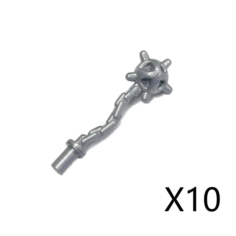 MOC Medieval Military Weapons Building Blocks Parts Castle Knights Soldier Sword Bow Crossbow Helmet Spear Model Bricks Boy Toys