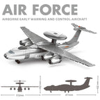 2025 new large F-15 J-20 military combat armed aircraft reconnaissance aircraft building blocks assembled toy boy birthday gift