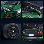 3730PCS Technik 1:8 430 Super Sport Car Building Blocks Model Set Colletible Race Hypercar Blocks Kits Muscle Car Lover Fan Gift