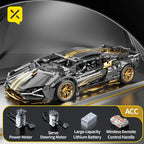 TOYLINX 1280Pcs Technical Building Blocks Racing Car Model Remote Control Electric RC Car Version Optional Construction Toys