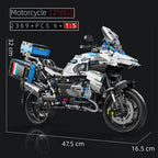 High Tech City Sports Rapid Racing Motorcycle Motorbike Locomotive Moc Modular Brick Model Building Blocks Boys Gifts Toys T4022