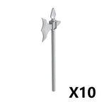 MOC Medieval Military Weapons Building Blocks Parts Castle Knights Soldier Sword Bow Crossbow Helmet Spear Model Bricks Boy Toys