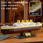 New Arrival Kids Building Blocks Assembly Toy Titanic Male and Female Puzzle Cruise Ship Model Children's Toy Christmas Gifts