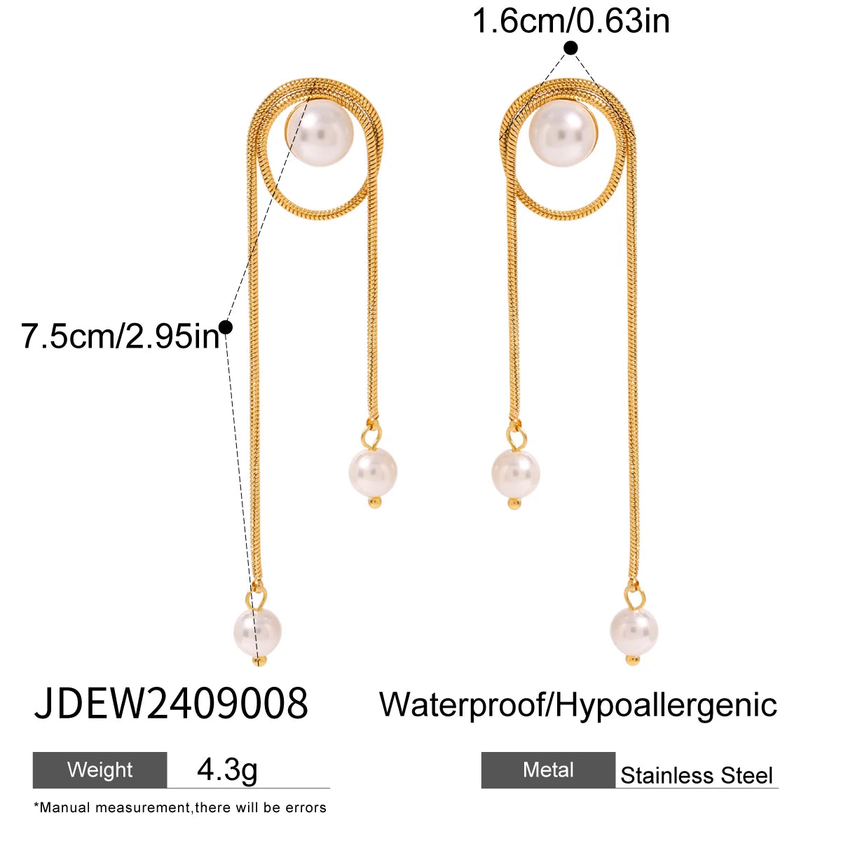 Minimalist 18k Gold Plated Smooth Steel Bowknot Tassel Earrings Ring Stainless Steel Women Rust Proof Exquisite Jewelry Bijoux