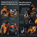 Cada 1:10 MOC Designer Pvdb Smiling Assassin Super Racing Car Model Building Blocks V8 Cylinder Car Speed Vehicle Toys for Kids