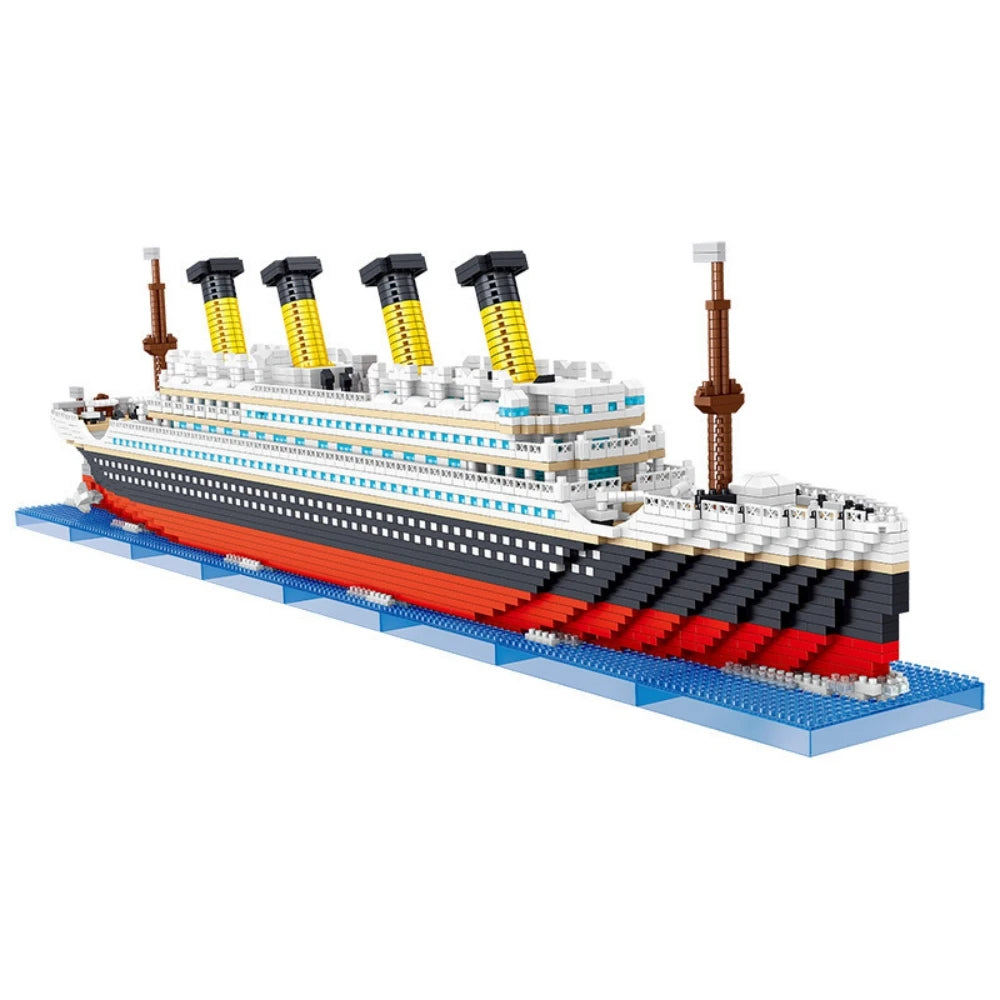 Titanic Micro Mini Brick Building Kit-3D Model Toys Set,Perfect Gift for Friends Who Love Historical Models  Unique Home Decor