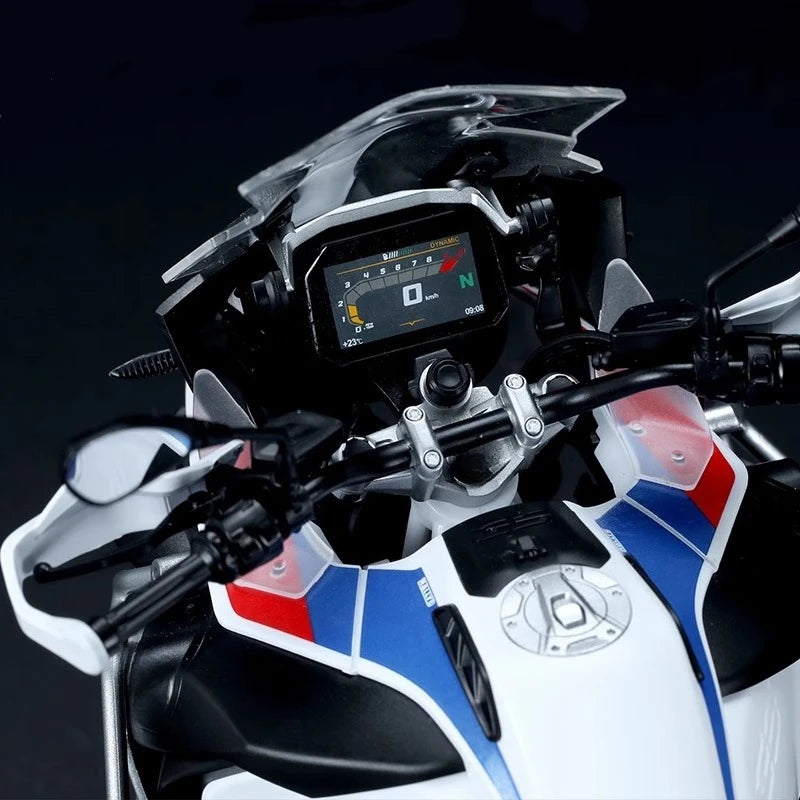 MENG Assembled Model Kit MT-005s R1250 GS ADV "Waterbird" Off-Road Touring Motorcycle (Pre-Coloured Version) 1/9