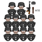 Boy Toys War II Army Soldiers Mini Military Weapons Model Small Particles Building Blocks Suits Childrens Birthday Gifts