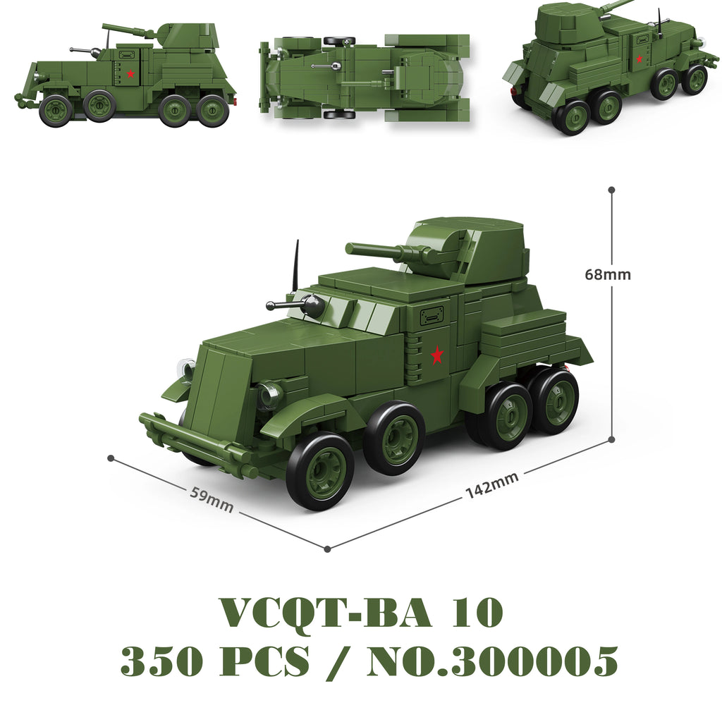 Military Tanks Stuart SdKfz251 PanzerVI Sherman US Army Quan Guan WW2 Soldier Figure Model Building Block Brick kid Children Toy