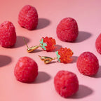 Orecchini piccoli a grappolo multicolore in resina, acciaio inossidabile placcato oro 18K, gioielli da orecchio a dichiarazione, resistenti all'ossidazione, regalo per donna