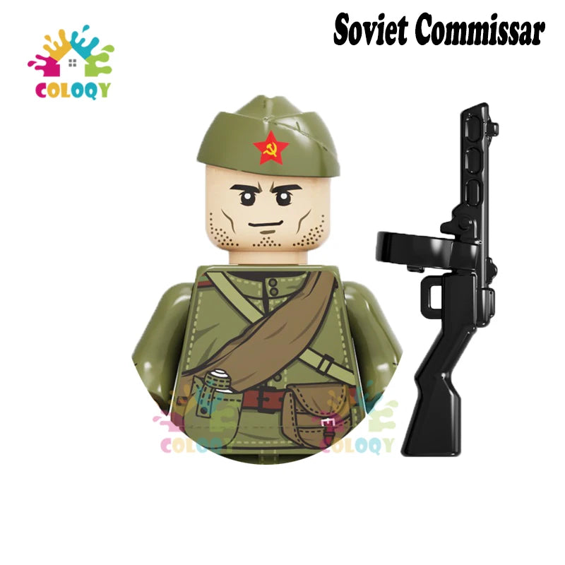 Kids Toys WW2 Soldiers Building Blocks Military Army Mini Action Figures Toys For Kids Christmas Gifts For Boys Birthday Gifts