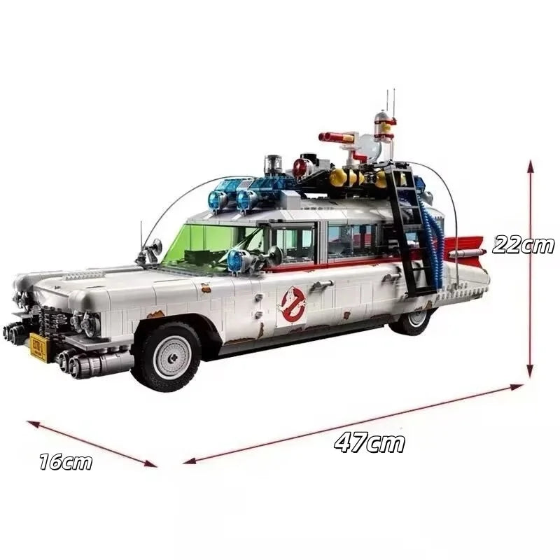 2025new Ghostbuster Ecto-1 Building Blocks Car Model Moc 10274 Display Bricks for Kids Adults Toys Halloween Christmas Gifts