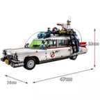 2025new Ghostbuster Ecto-1 Building Blocks Car Model Moc 10274 Display Bricks for Kids Adults Toys Halloween Christmas Gifts