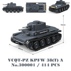 Military Tanks Stuart SdKfz251 PanzerVI Sherman US Army Quan Guan WW2 Soldier Figure Model Building Block Brick kid Children Toy