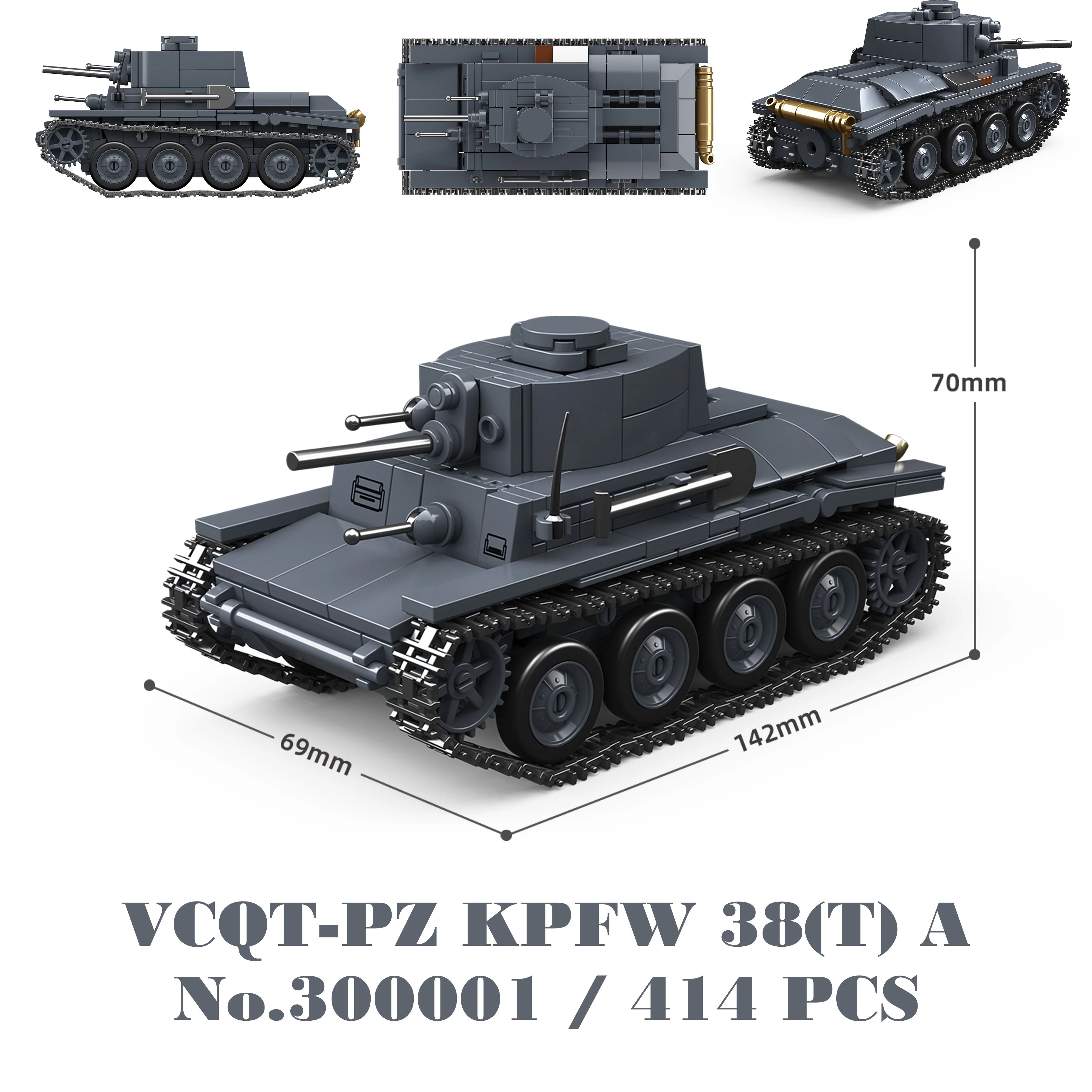 Military Tanks Stuart SdKfz251 PanzerVI Sherman US Army Quan Guan WW2 Soldier Figure Model Building Block Brick kid Children Toy