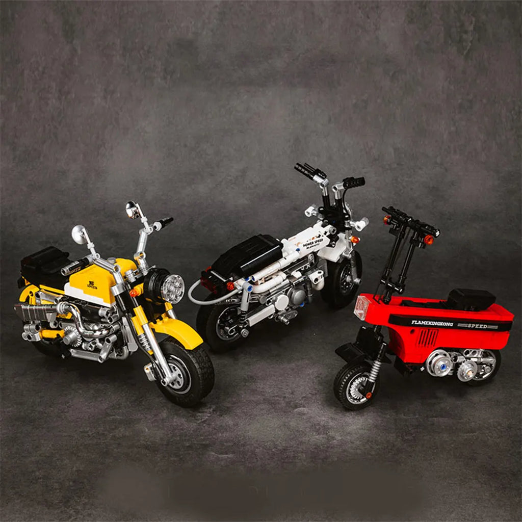 400 + Pcs Motorcycle Building Blocks for Children, Collectibles, Educational and Educational Gift