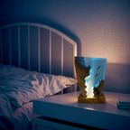 Seabed Exploration Organism Resin Table Light with 2 Divers – Deep Sea Cave Night Light for Bedroom, Office & Home Decor