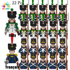 Kids Toys 22/10 Pcs Napoleonic Wars Military General Soldier Building Blocks Imperial Navy Figures Toys For Kids Birthday Gifts