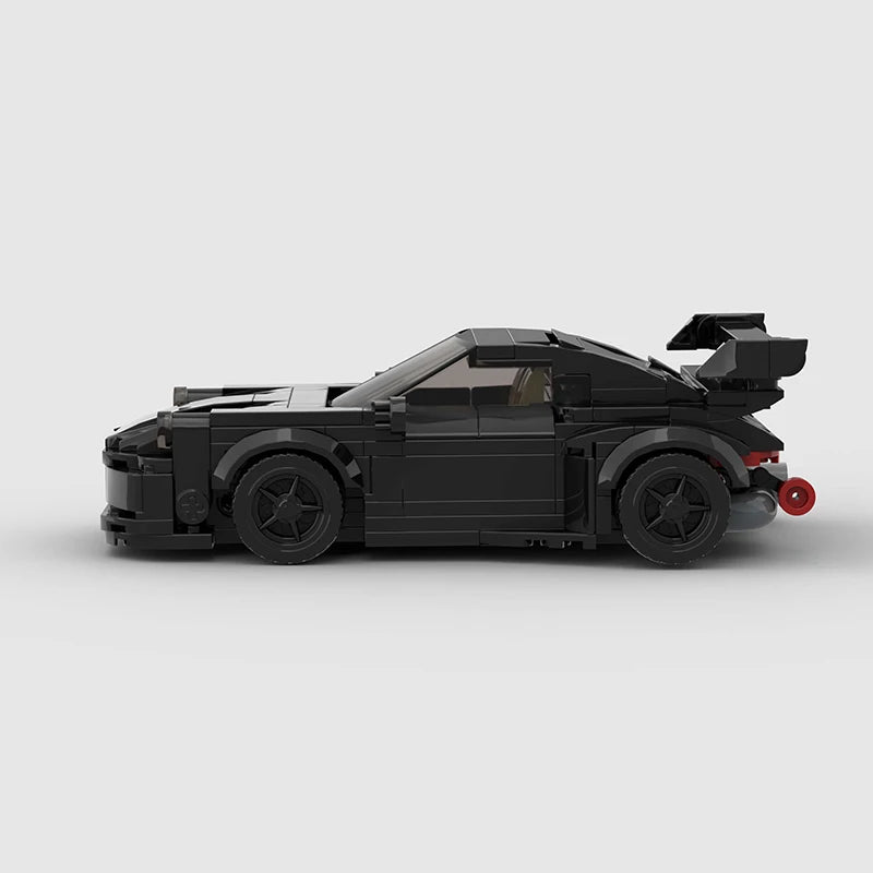 Moc RWB  Cars Racers Building  Blocks City Classic Vehicle  Model DIY Kids Boy Toys Sport Super Creative Technique