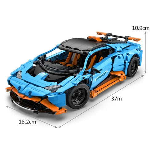 Cada 1126 PCS CITY Compatible RC Car Building Blocks Technical STEM Remote Control Toys Gift Red Supercar Bricks For Children